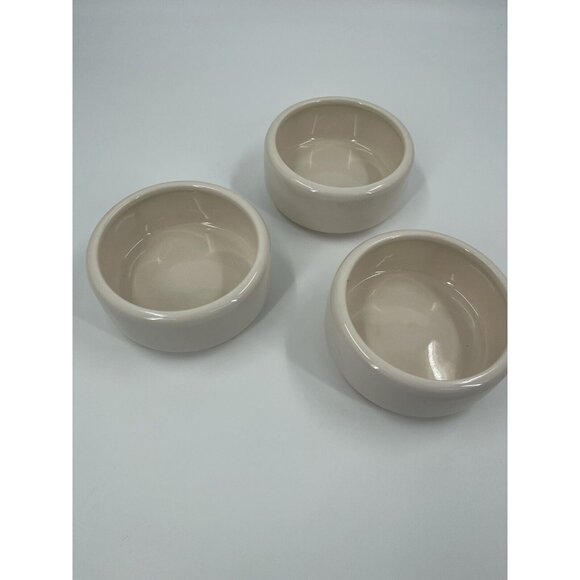 Rae Dunn Coffee Tea Sugar Stackable White Canister Set Kitchen Jars Round No Lid - Picture 4 of 6